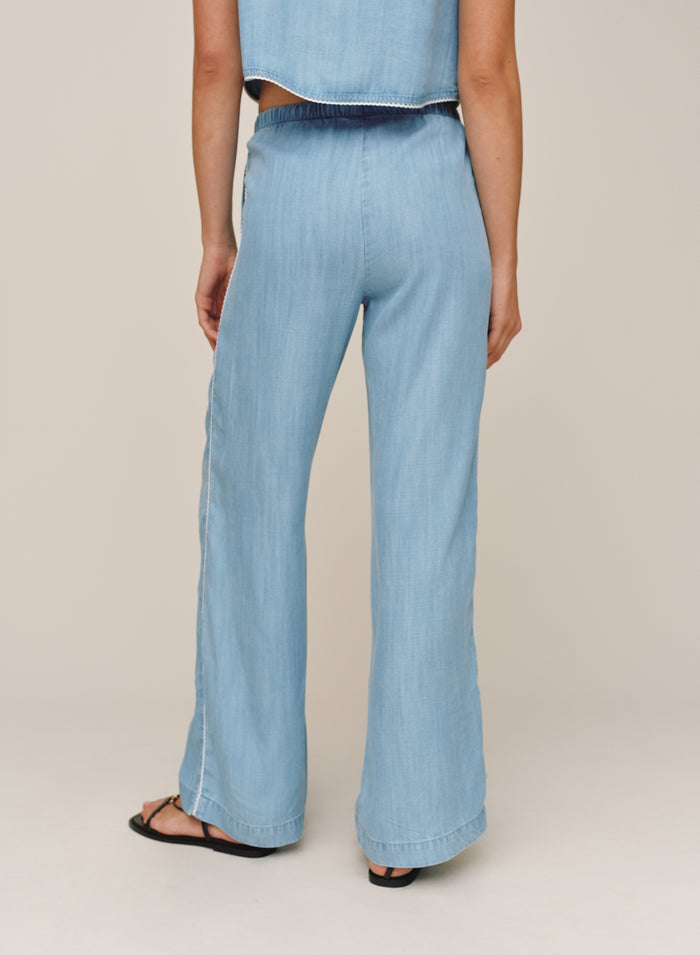 B3647-549-601 - SCALLOP SIDE SEAM PANT