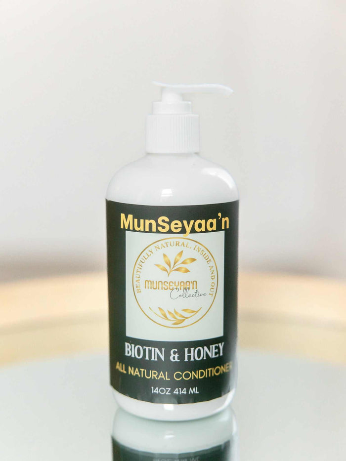 Biotin and Honey Shampoo, Conditioner & Mist: Bundle MunSeyaa'n Collective