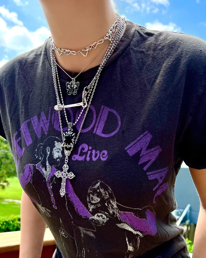 Black ~ Angel of Death NTIO Necklace by Johnnie Guilbert