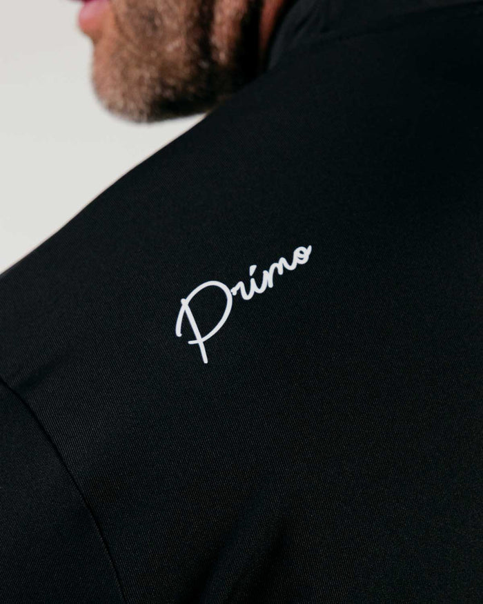 Black Cursive Blade Polo