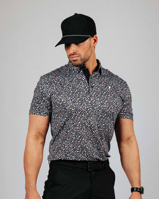 Black Stained Glass Classic Polo