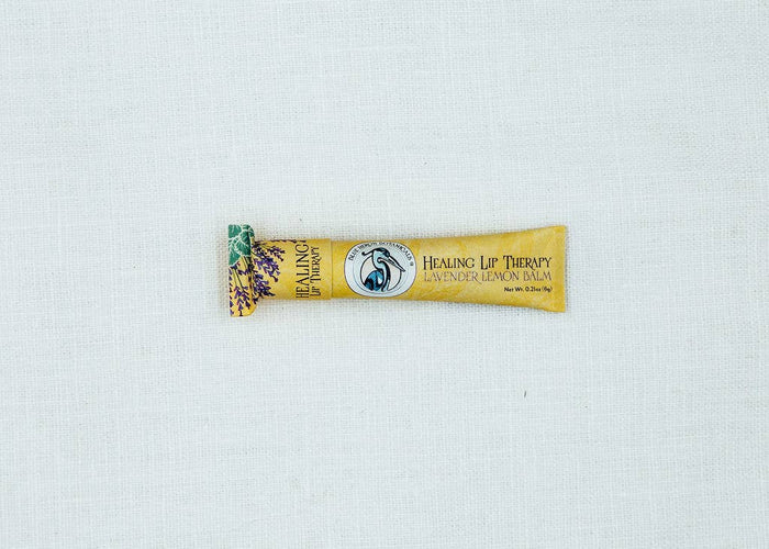 Blue Heron Botanicals - Herbal Lip Therapy Balm -  Lavender Lemon Balm