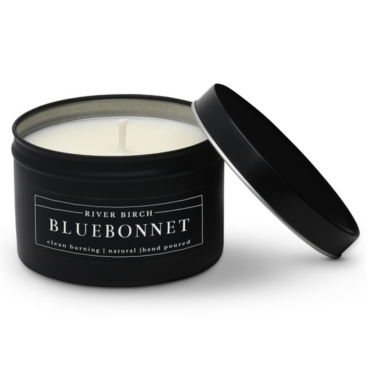 Bluebonnet - 8 oz Black Tin