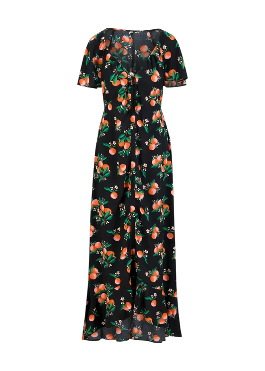 BLUTSGESCHWISTER jurk SUNSET GODDESS, ORANGE GROVE