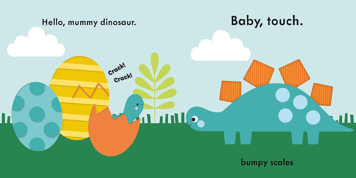 Book - Baby Touch: Dinosaurs - Spread 1