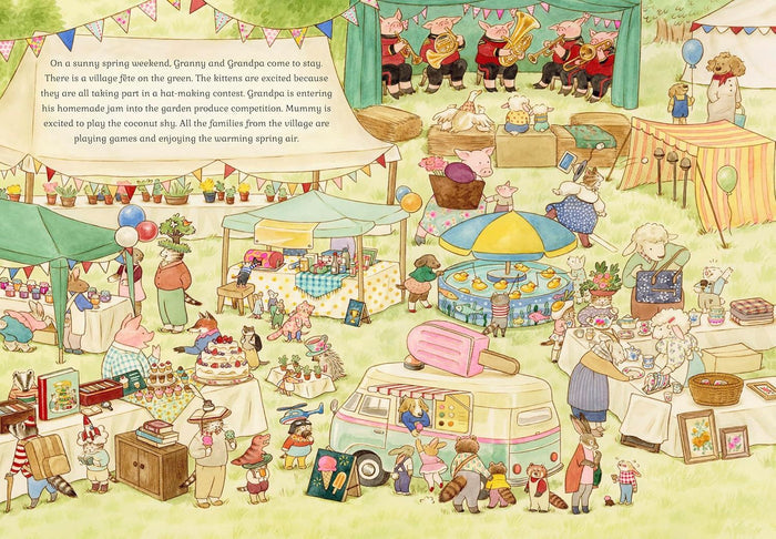 Book - Cat Family Four Seasons - Spread 2