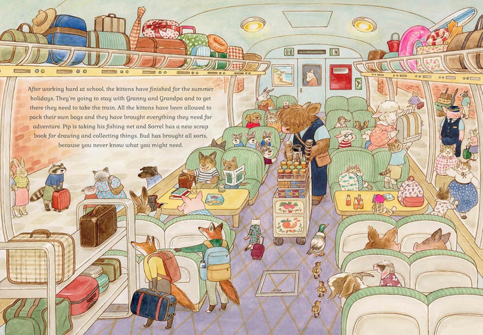 Book - Cat Family Four Seasons - Spread 3