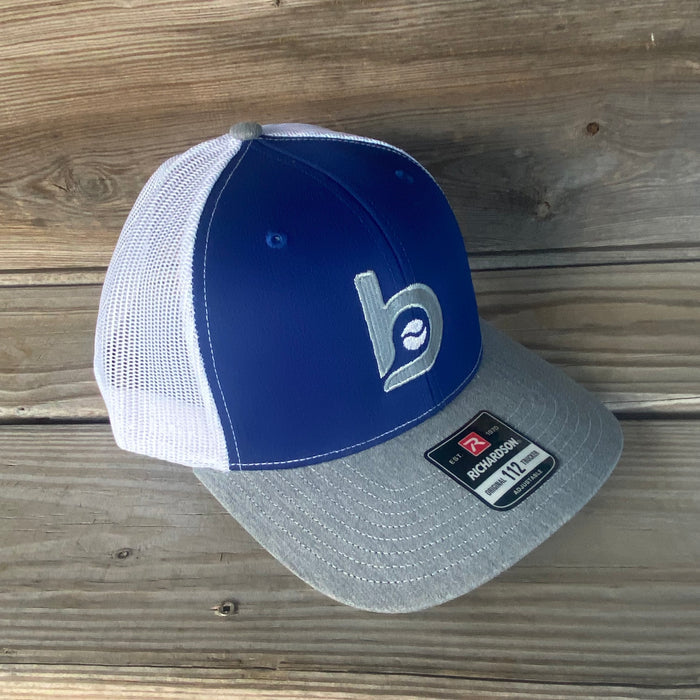 Bradley Baseball Stand Alone "b" Trucker Hat