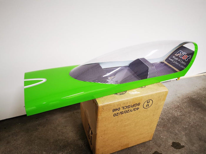 » Canopy with hatch Pilot rc Extra NG 67” 02 green