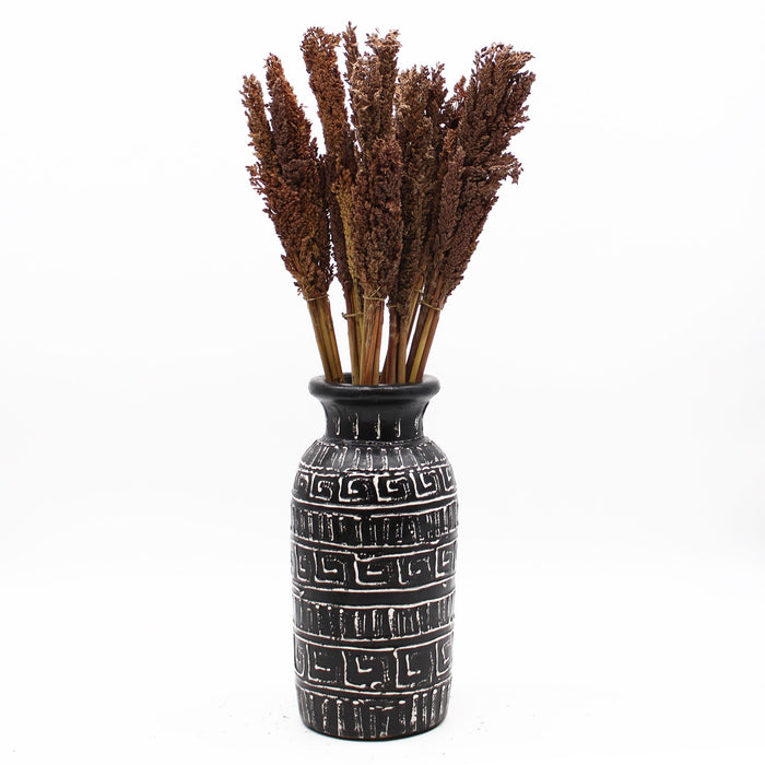 Cantal Grass 6 Bunch Chocolate Brown