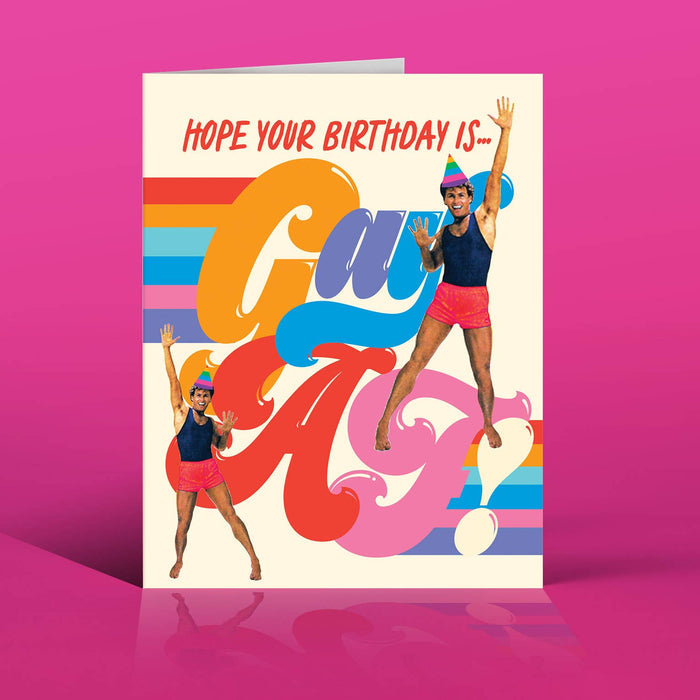 CELEBRATE GAY AF! Gay BIrthday Card