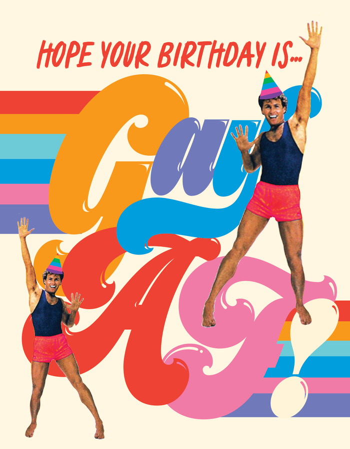 CELEBRATE GAY AF! Gay BIrthday Card
