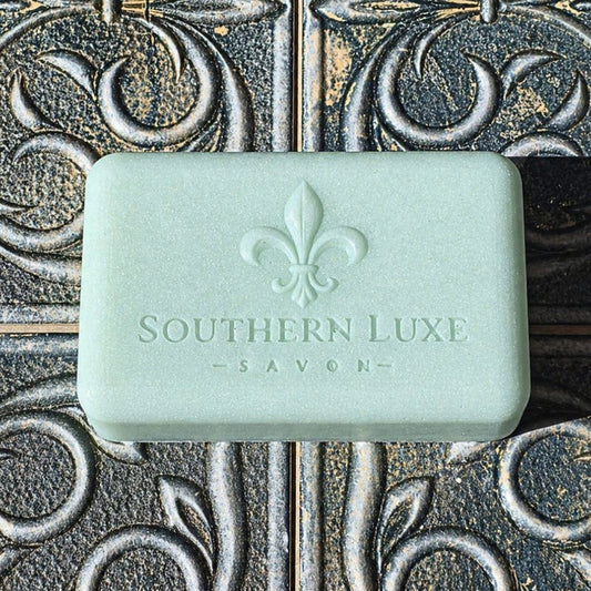 Citrus Papillon luxury citrus bath bar LuxeRefined with green tea, argan oil, and camellia oil by Southern Luxe Savon