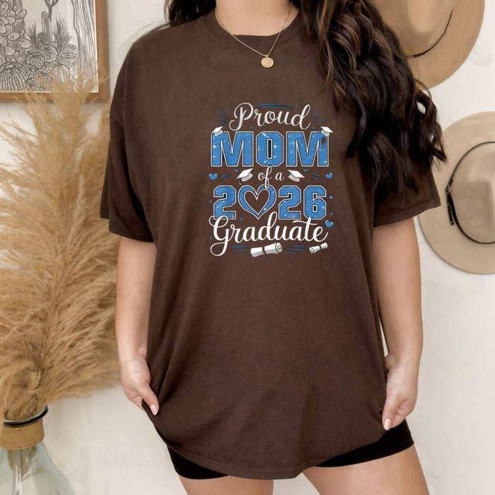 Class of 2026 Graduation T-Shirt – Senior & Senior Mom Matching Graphic Tee, Unisex Cotton Shirt