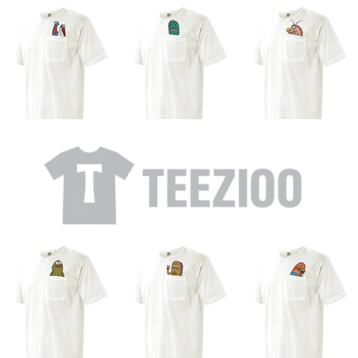 Comfort Colors® Embroidered "Fish Memes" Pocket Shirt - Witty Fisherman Graphic Tee