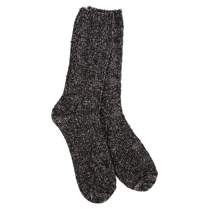 Crew Socks Black Confetti