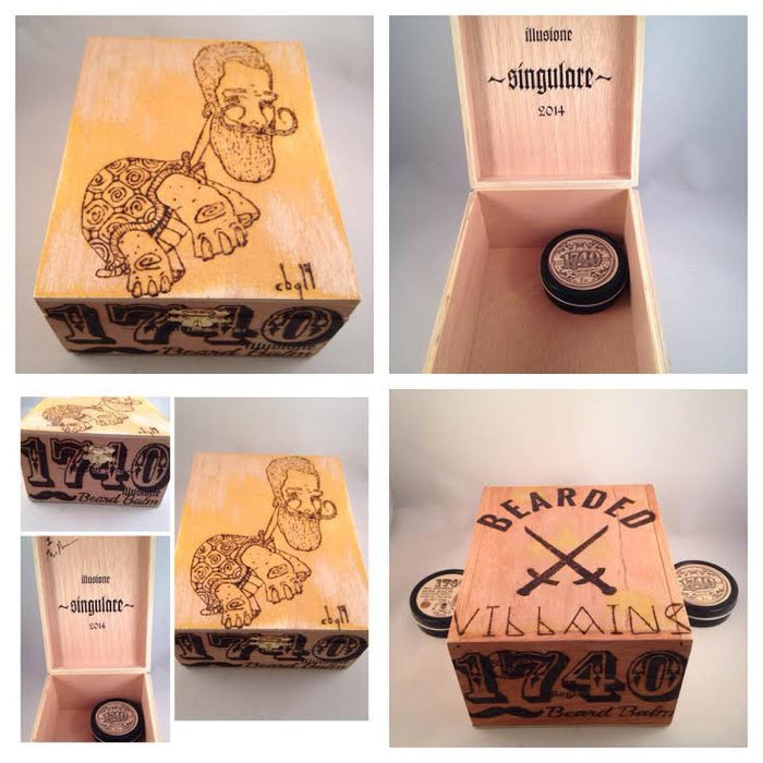 Custom Cigar Box - 1740 Beard Balm