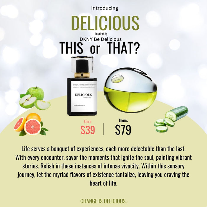 DELICIOUS | Inspired by DONNA - KARAN DKNY BE DELICIOUS | DKNY Be Delicious Dupe Pheromone Perfume - aromapassions