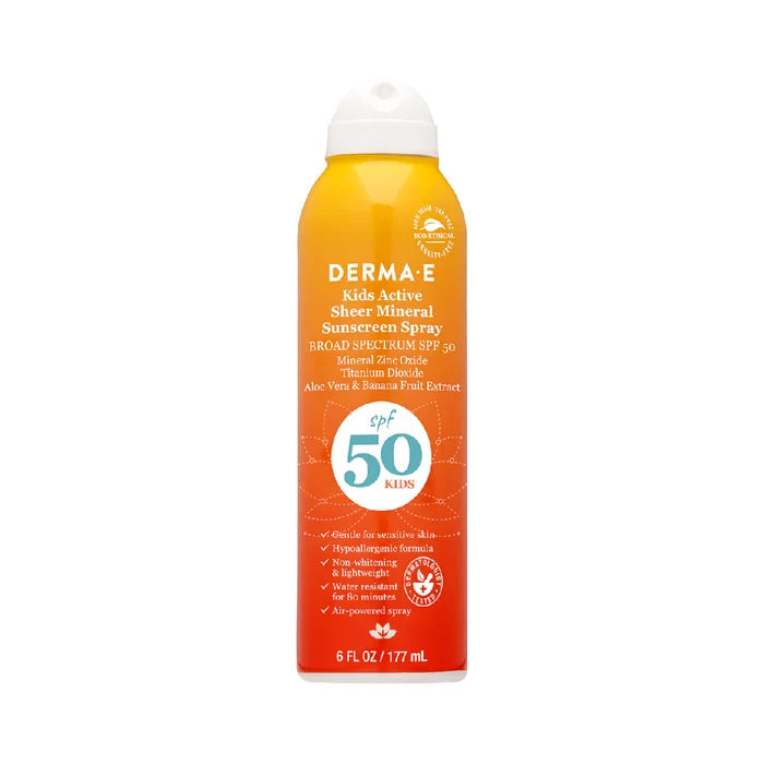 Derma-E: Kids Mineral Sunscreen Spray SPF50