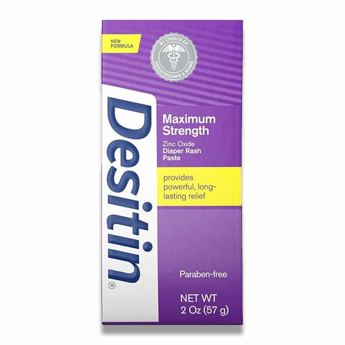 Desitin - Maximum Strength Baby Diaper Rash Cream with 40% Zinc Oxide for Treatment  2 oz - 36 Pack