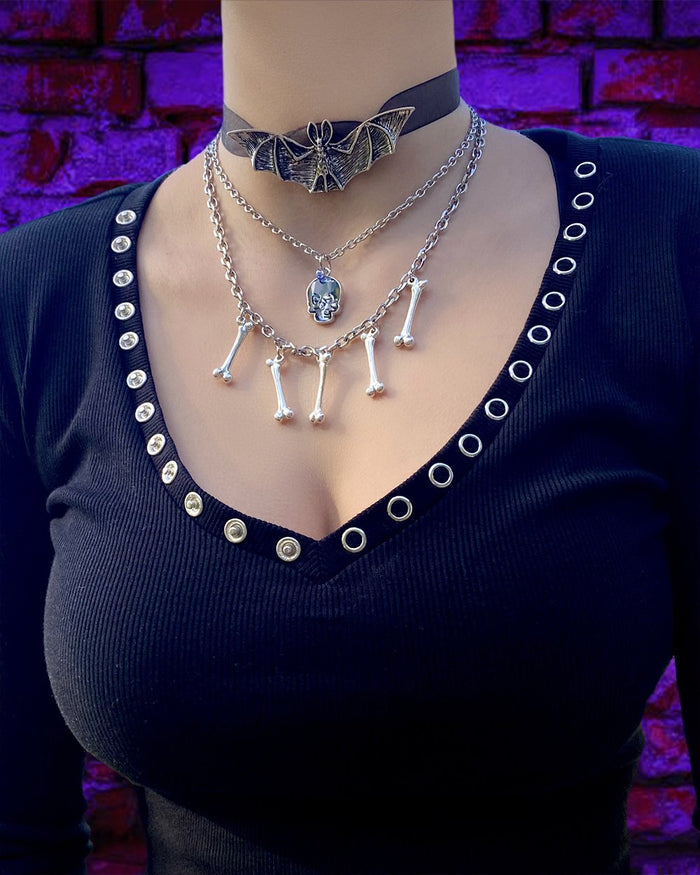 Dig Up Her Bones NTIO Necklace/Choker by Jeremy Saffer