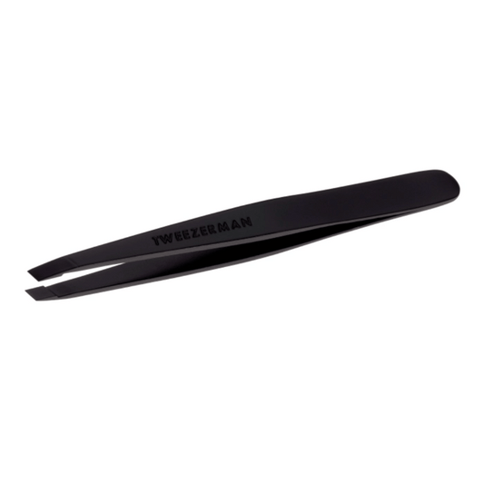 DISCONTINUED - Black Matte Slant Tweezer | Tweezerman