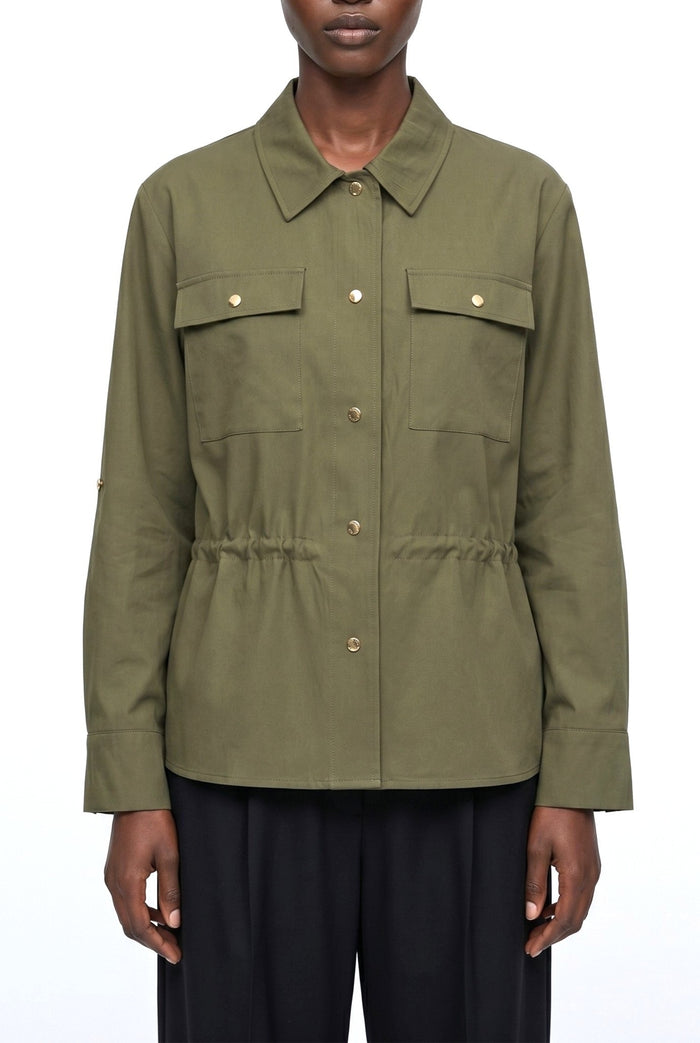 Drawstring-Waist Utility Shirt wholesale - image 1