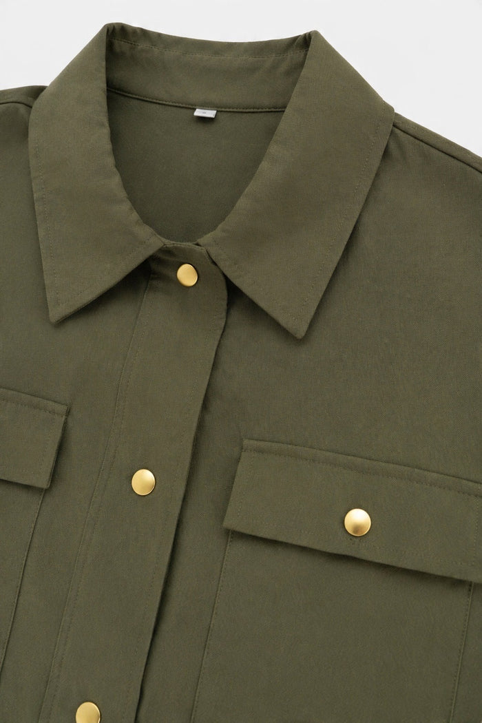 Drawstring-Waist Utility Shirt wholesale - image 4