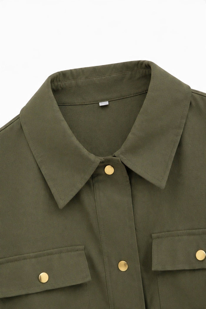 Drawstring-Waist Utility Shirt wholesale - image 5