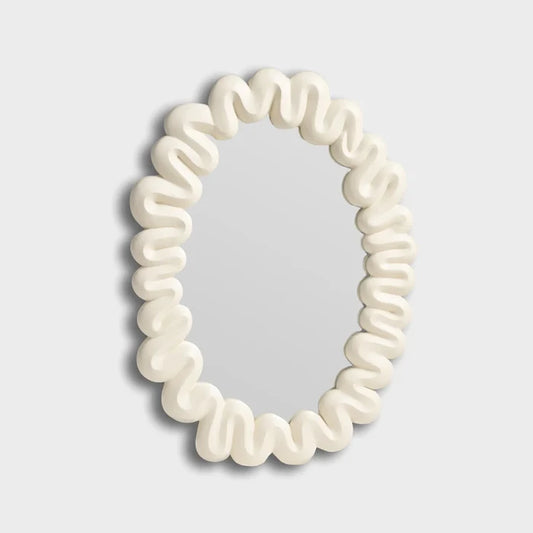 Dribble Mirror in White by &Klevering