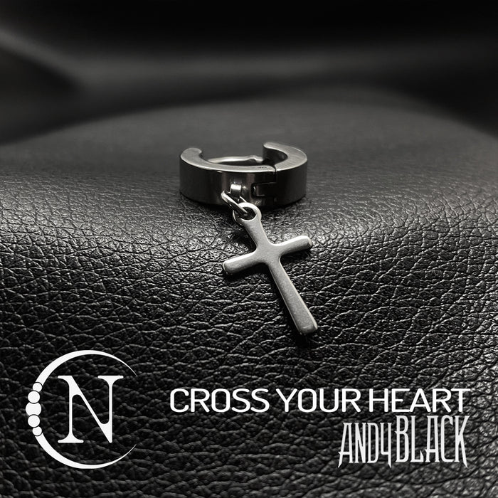 Earring Cross Your Heart NTIO by Andy Biersack