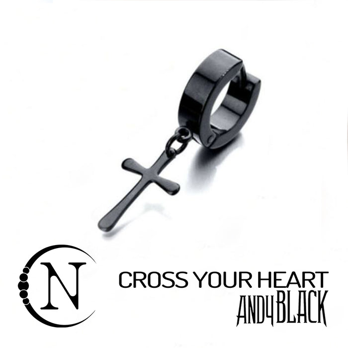 Earring Cross Your Heart NTIO by Andy Biersack