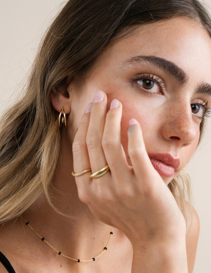 Earrings-Illusion Double Hoops
