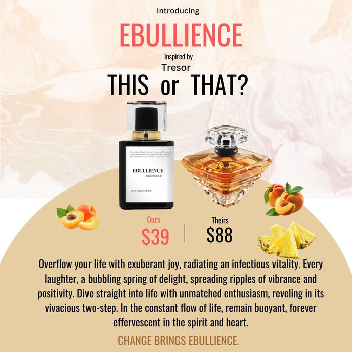 EBULLIENCE | Inspired by LANCOME TRESOR | Tresor Dupe Pheromone Perfume - aromapassions