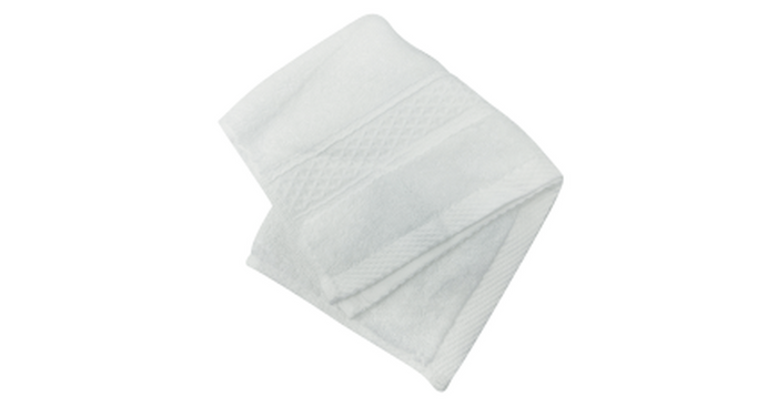 Face Towel Combed Cotton White 34x34 cm (10pc/pk)