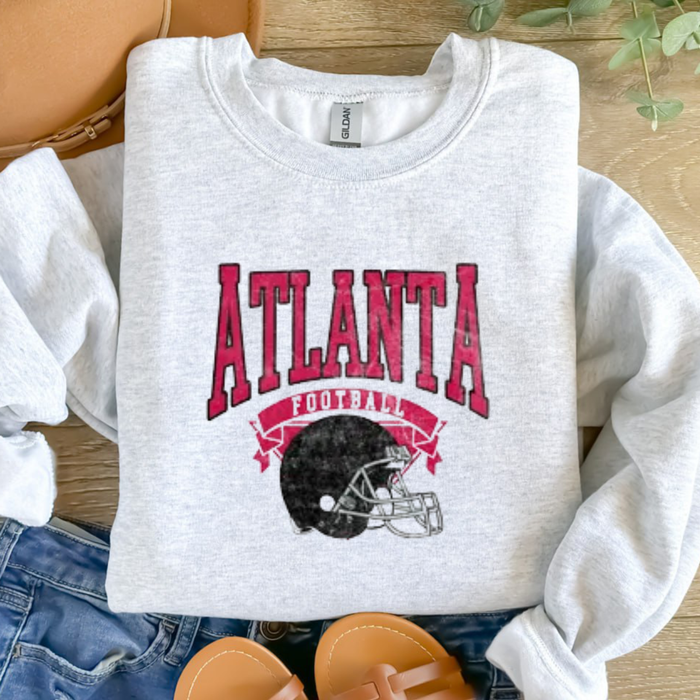 Football Sweatshirt - Retro Hometown Team Sports Crewneck Pullover