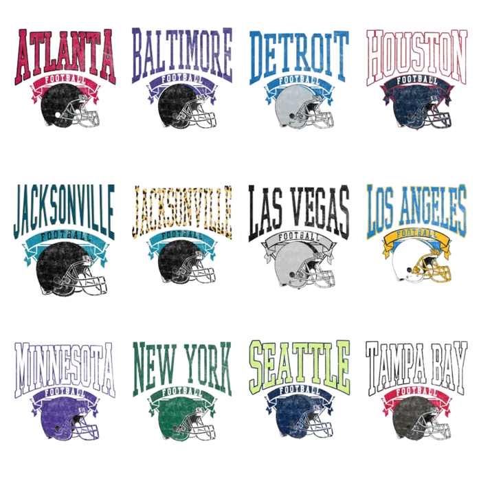 Football Sweatshirt - Retro Hometown Team Sports Crewneck Pullover