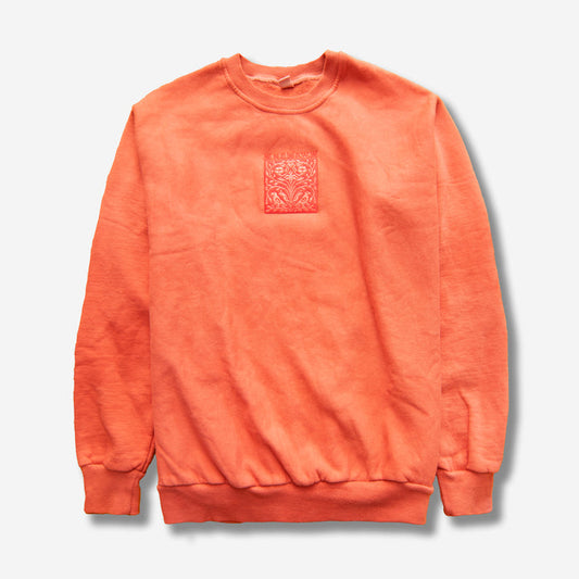 Foraged Natural-Dye Embroidered Sweater by Rubinski Works