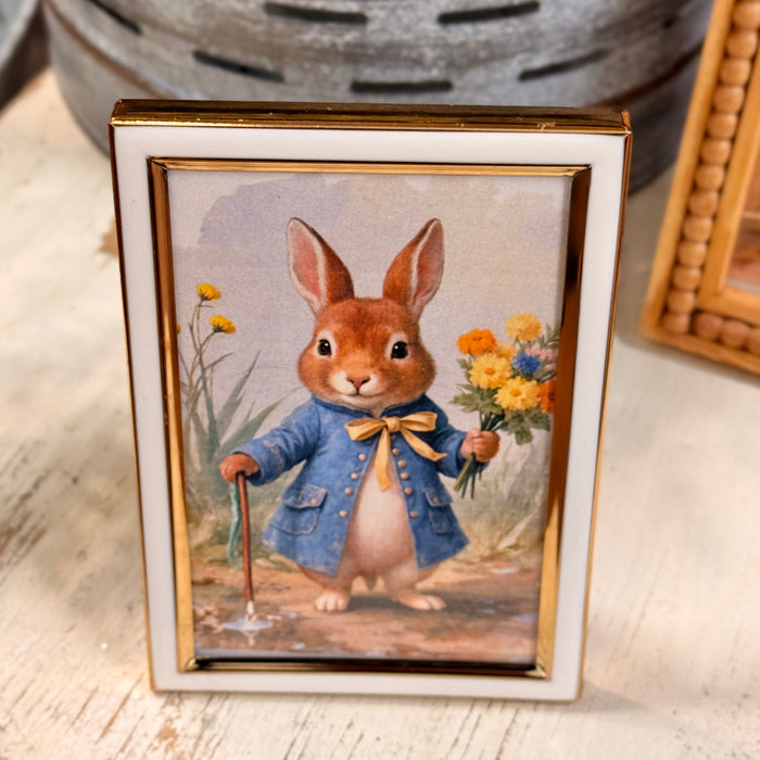 Framed Easter Bunny Picture