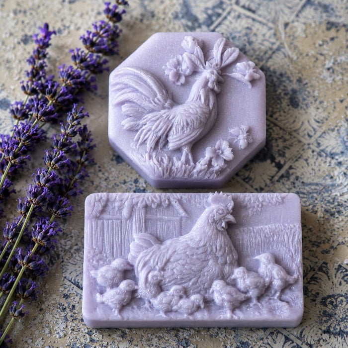 FRENCH LAVENDER "FRENCH FARMHOUSE" GENTLE LUXURY GUEST SOAPS - Southern Luxe Savon