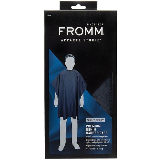 Fromm Apparel Studio Premium Denim Barber Cape # F7010 - Palms Fashion Inc.