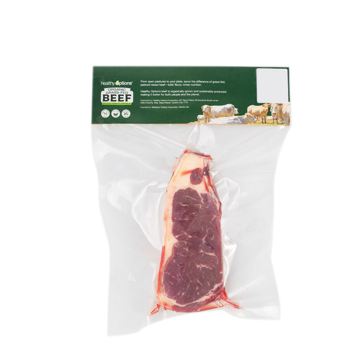 Frozen Healthy Options Beef Striploin Steak 450g