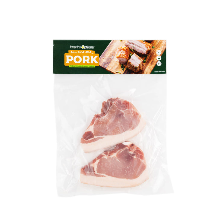Frozen Healthy Options Pork Loin Chops 400g