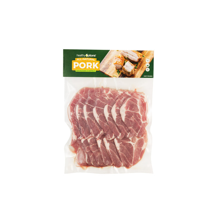 Frozen Healthy Options Pork Shoulder Slices 3mm 500g