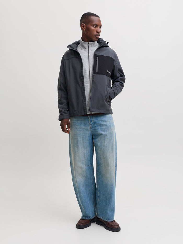 Full Zip Sweatshirt in Grey