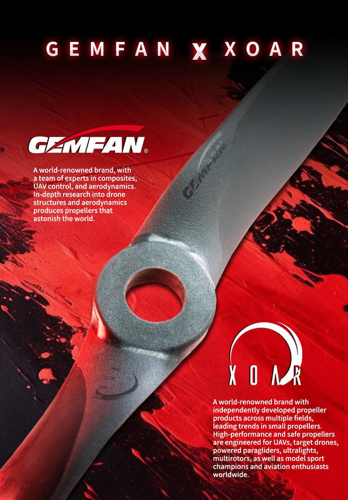 Gemfan Vortex 10x5E Electric Propeller-Glass fiber nylon 2pcs