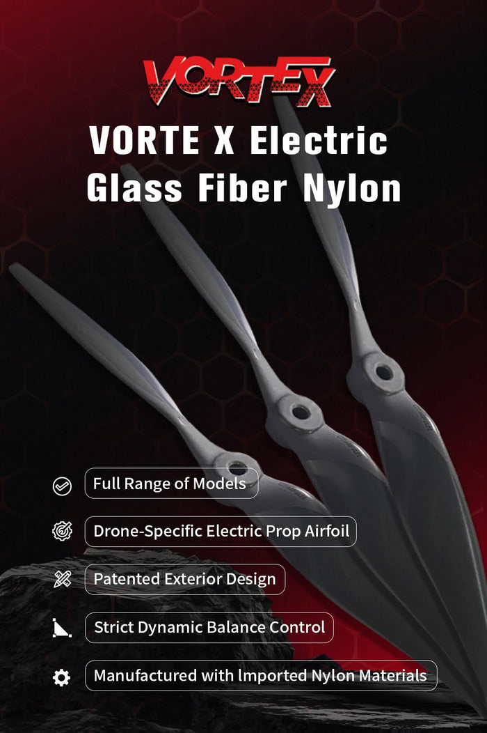 Gemfan Vortex 6x4E Electric Propeller-Glass fiber nylon 2pcs