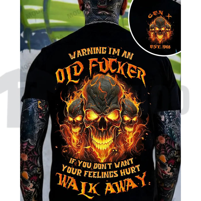 Gen X Warning Skull T-Shirt – Chaosmoda Custom Year
