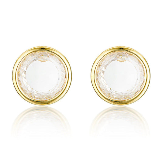 Georgini Earring Georgini Noel Nights Sliced Stone Earrings Gold Brand