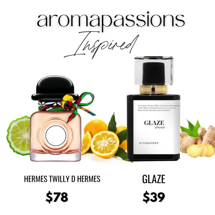 GLAZE | Inspired by HERMES HERMES TWILLY D HERMES | hermes twilly d hermes Dupe Pheromone Perfume - aromapassions